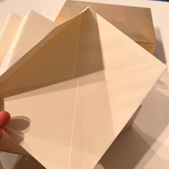 Cream Colored Invitation Envelopes (Set of 47)‎ - Picture 2 of 9
